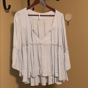 Free People high-low peasant blouse
